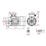 SILNIK ELEKTRYCZNY 1,1kW 400V 1400obr 3FAZOWY